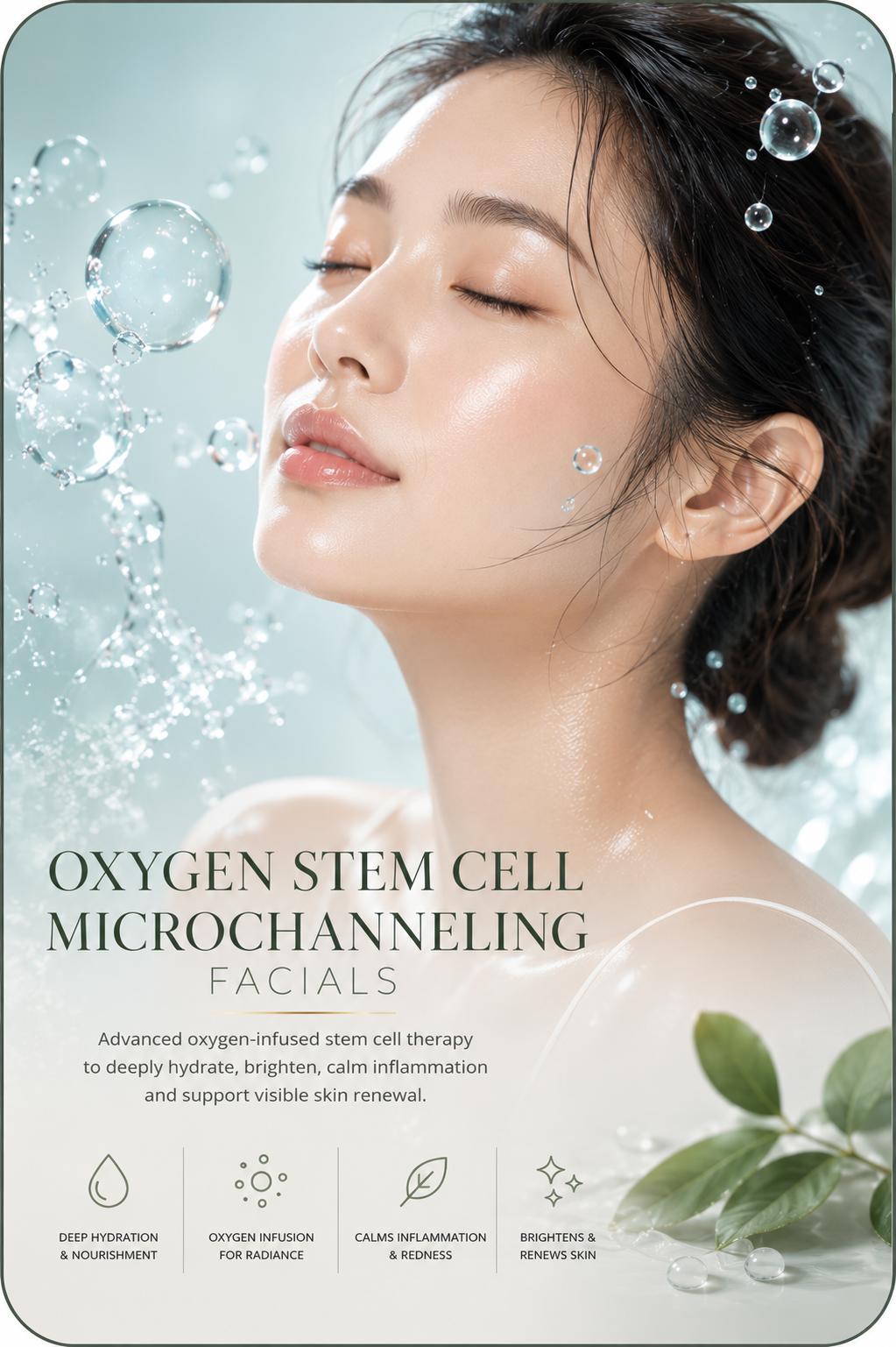 Oxygen Facials with Microchanneling